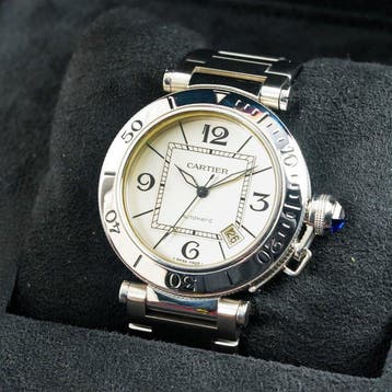 Cartier - Pasha Seatimer - W31080M7 (sg.393) - Heren -, Nieuw