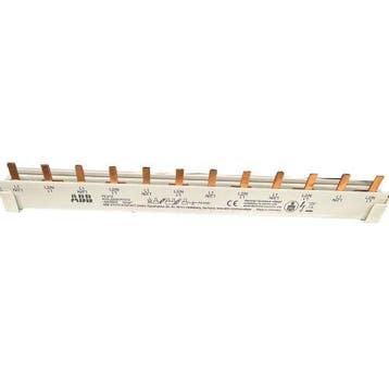ABB 1-fase kamrail 10mm2 voor 6 componenten 2-polig 36mm, Ophalen of Verzenden, Nieuw