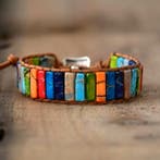 Armband – Multicolour Natuurlijke Edelsteen Armband, Verzenden, Nieuw, Overige kleuren, Overige materialen