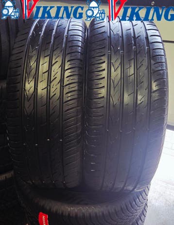 2x 205 55 R16 VIKING 5 a 5.5mm €45 P.S GEMONTEERD EN AL, Auto-onderdelen, Banden en Velgen, Ophalen, Gebruikt, 16 inch, 205 mm