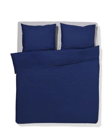HEMA Dekbedovertrek 200x200/220cm hotel katoen percal, Huis en Inrichting, Slaapkamer | Beddengoed, Verzenden, Nieuw