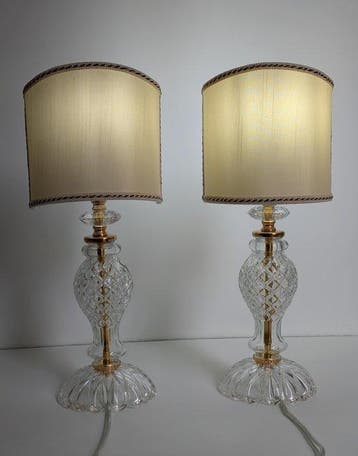 Artelight - Lamp (2) - kristal - glas - messing -