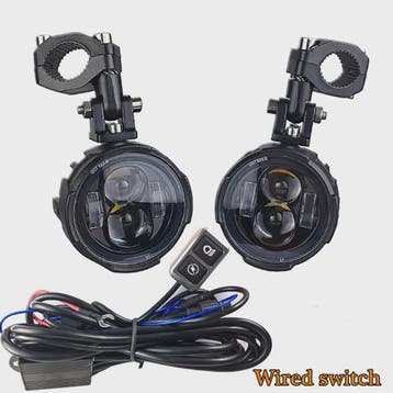 Set van 2x 100W Motor LED Verstralers - Dubbele Kleur & Flit, Verzenden, Nieuw