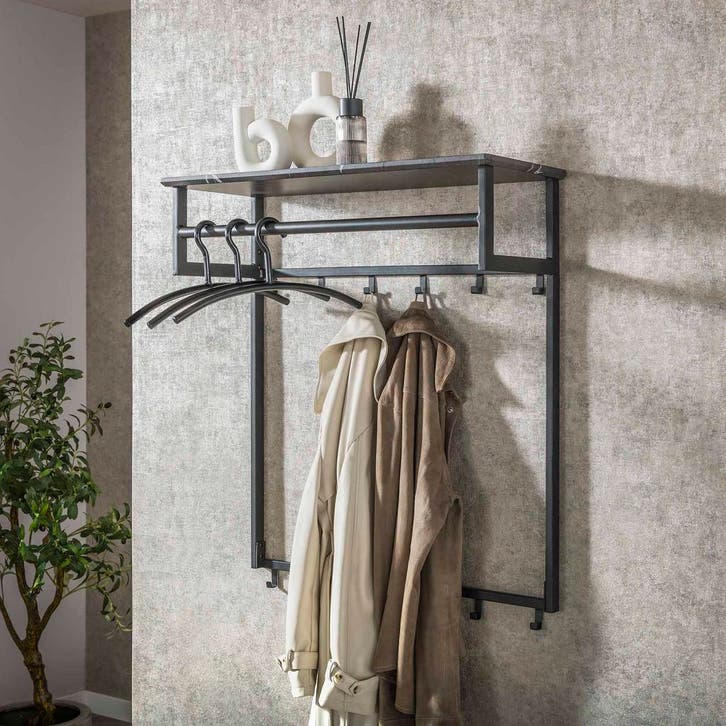 Kapstok Bailey 12 haaks, Huis en Inrichting, Woonaccessoires | Kapstokken, Nieuw, Verzenden