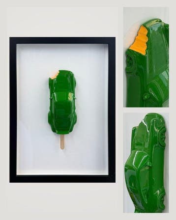 Henevor - Porsche 911 Singer Lollipop | Green - Orange |