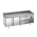 GGM Gastro | Pizzawerkbank PREMIUM PLUS - 1980x700mm - |, Verzenden, Nieuw in verpakking, RVS Meubilair