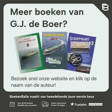 Scheepvaart 2004 9789060134320 G.J. de Boer, Verzenden, Zo goed als nieuw, G.J. de Boer