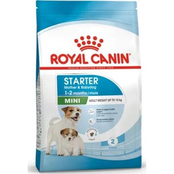 4x Royal Canin Hondenvoer Mini Starter Mother & Babydog 4 kg, Verzenden, Hond