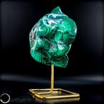 Zeer zeldzaam natuurlijke malachiet op stand- 2907.95 g