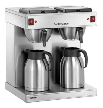 Bartscher Koffiemachine Contessa Duo | 2 Thermoskannen | 2x, Witgoed en Apparatuur, Ophalen of Verzenden, Nieuw