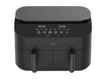 Seeger -  Heteluchtfriteuse Zwart 10 L 2850 W, Verzenden, Nieuw, Airfryer