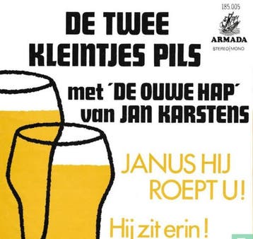 vinyl single 7 inch - De Twee Kleintjes Pils - Janus Hij..., Verzenden, Zo goed als nieuw, 7 inch, Pop