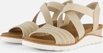 Skechers Arch Fit Kiss-Boho Beyo Dames Sandalen - beige - Ma, Verzenden, Nieuw