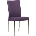Leren eetkamerstoel Comfort - Toledo Aubergine (paars) -, Huis en Inrichting, Stoelen, Overige kleuren, Nieuw, Leer, Ophalen of Verzenden