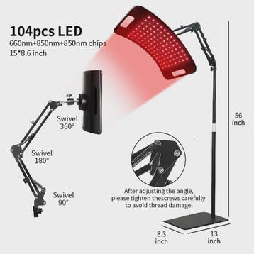 Professionele Roodlichttherapie Lamp 660nm & 850nm met Verst, Verzenden, Nieuw