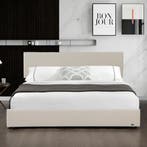 Tweepersoonsbed Juva met lattenbodem en opbergruimte 140x200, Huis en Inrichting, Slaapkamer | Bedden, Verzenden, Nieuw