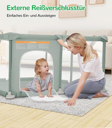 Grondbox - Baby box - Kinderbox - Babybox - Speelbox - 124x1, Verzenden, Zo goed als nieuw