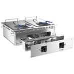 GGM Gastro | Elektrische inbouw friteuse - 13+13 liter - 24, Witgoed en Apparatuur, Frituurpannen, Verzenden, Nieuw