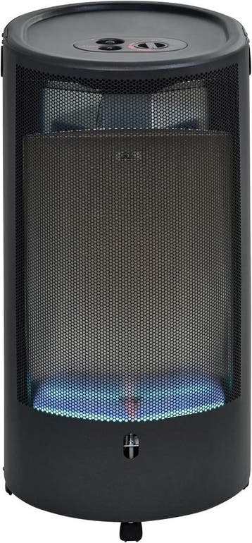 Terrasverwarmer Gas Zwart | Laatste Stuk!, Gas, Ophalen of Verzenden, Zo goed als nieuw, Vrijstaand