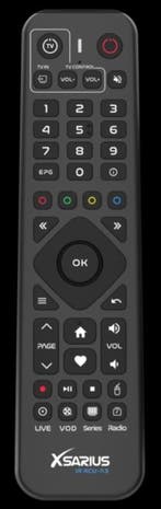 Afstandsbediening Xsarius pure 3 pure 2, Ophalen of Verzenden, Nieuw, Origineel