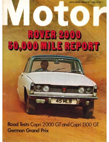1969 MOTOR MAGAZINE 3503 ENGELS, Nieuw, Author