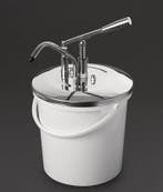 Sausdispenser met hendel | RVS | 10 Liter HorecaTraders, Zakelijke goederen, Horeca | Keukenapparatuur, Verzenden, Nieuw in verpakking