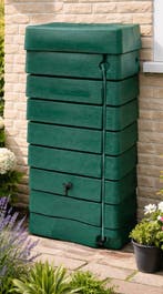 320 liter muur regenton groen Brick, Tuin en Terras, Regentonnen, Nieuw