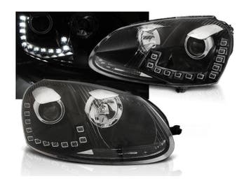 LED Dagrijverlichting koplampen Black geschikt voor VW Golf, Verzenden, Nieuw, Volkswagen
