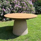 Ronde tuintafel Ubud Column -  150 cmRonde tuintafels, Ophalen of Verzenden, Nieuw