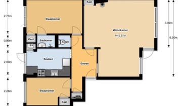 Te Huur 3 Kamer Appartement Hilvertsweg In Hilversum, Direct bij eigenaar, Noord-Holland, Hilversum, Appartement
