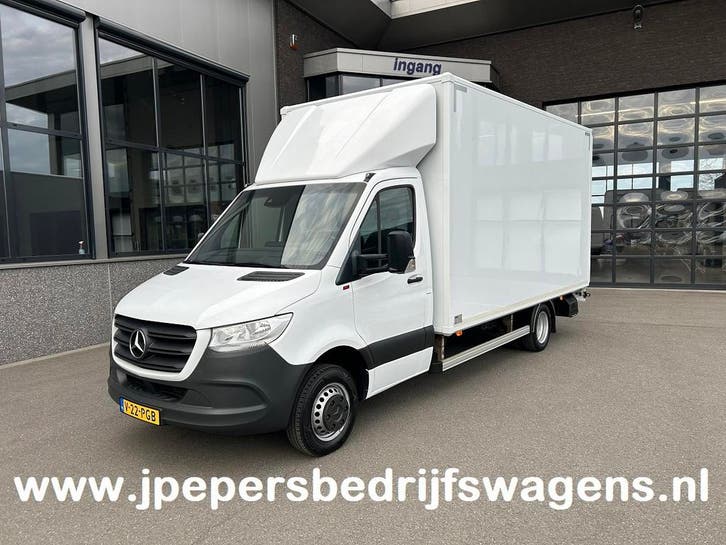 Zakelijke Lease |  Mercedes-Benz Sprinter 516 CDI L3 Bakwage, Auto's, Bestelauto's, Onderhoudsboekje, Lease, Zwart, Handgeschakeld