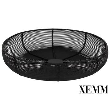 XEMM Fruitmand Pim - Draadmand - 29 x 29 cm - Zwart, Verzenden, Nieuw