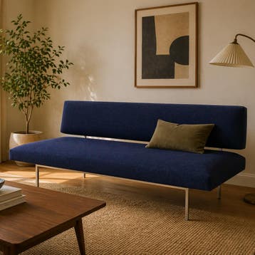 Vintage Design Bank | Rob Parry |  4587, Huis en Inrichting, Fauteuils, Ophalen of Verzenden, Zo goed als nieuw, Mid-Century