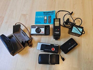 Agfa, Kodak, Voigtländer Agfamatic 4008 + pocket LUX 234 /, Nieuw