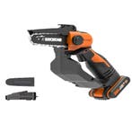 Worx 20V Accusnoeizaag Kettingzaag WG324E Incl. Accu + La..., Ophalen of Verzenden, Nieuw
