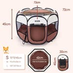 Puppyren - Hondenren- Dierenren - 72x72x45 cm - Bruin - Nobl, Dieren en Toebehoren, Verzenden, Zo goed als nieuw