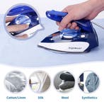 Stoomstrijkijzer - Strijkijzer - Reisstrijkijzer - 1100W - P, Verzenden, Zo goed als nieuw