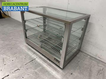 HCB RVS Warmhoudvitrine 115 liter 70 cm 230V Horeca, Ophalen of Verzenden, Nieuw in verpakking