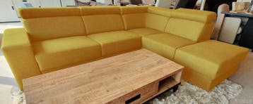 Loungebank Raalte - loungebanken - Geel, Nieuw, Stof