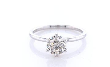Zonder minimumprijs - Ring - 14 karaat Witgoud - 1.00ct. tw., Nieuw
