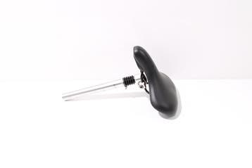 Zwart zadel | 27,2mm verende zadelpen, Fietsen en Brommers, Verzenden, Nieuw