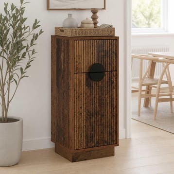 vidaXL Dressoir VENRAY Oud hout 35 x 33 x 77,5 cm Bewerkt, Minder dan 50 cm, Verzenden, Nieuw, 25 tot 50 cm