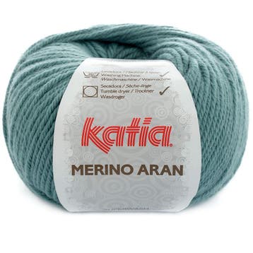 Katia Merino Aran - 65 zeegroen - Merinogaren, Ophalen of Verzenden, Nieuw