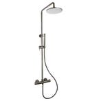 Sani Royal Opbouw Regendouche met Thermostaatkraan Gun Metal, Nieuw