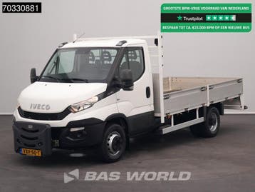 Iveco Daily 35C17 3.0L Dubbellucht Open Laadbak 3,5t Trekhaa, Euro 5, Gebruikt, Iveco, Wit