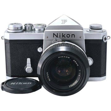 Nikon F Eye-Level + Nikkor 50mm F1.4 – Serviced Single lens, Audio, Tv en Foto, Nieuw