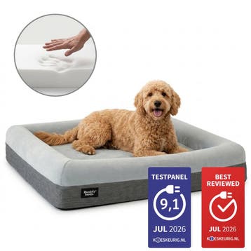 Buddy Beds Orthopedische Hondenmand 100cm – Luxe Hondenbed, Ophalen of Verzenden, Zo goed als nieuw
