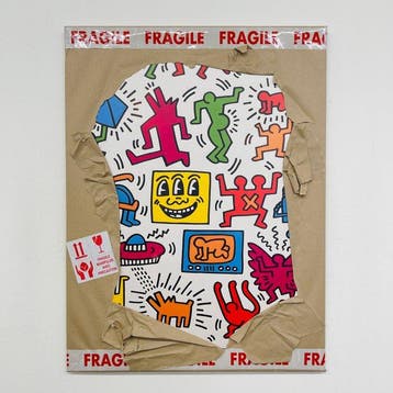 AIIROH - Escape From The Museum - Collage By Keith Haring