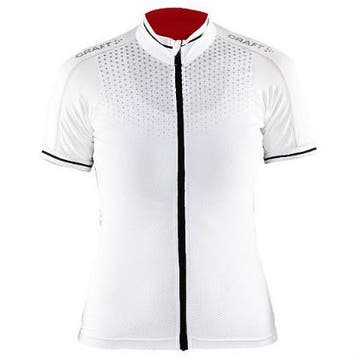 Craft - Maat M - Glow Bike Jersey women white/black, Verzenden, Nieuw