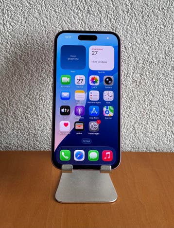 Apple iPhone 16 128GB Roze / Garantie / Nette staat, 128 GB, Refurbished, IPhone 16, Ophalen of Verzenden